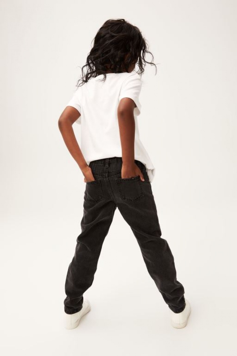 Jeans Cotton On India Mom Niña Negras Azules | TE0yyc7cL2t