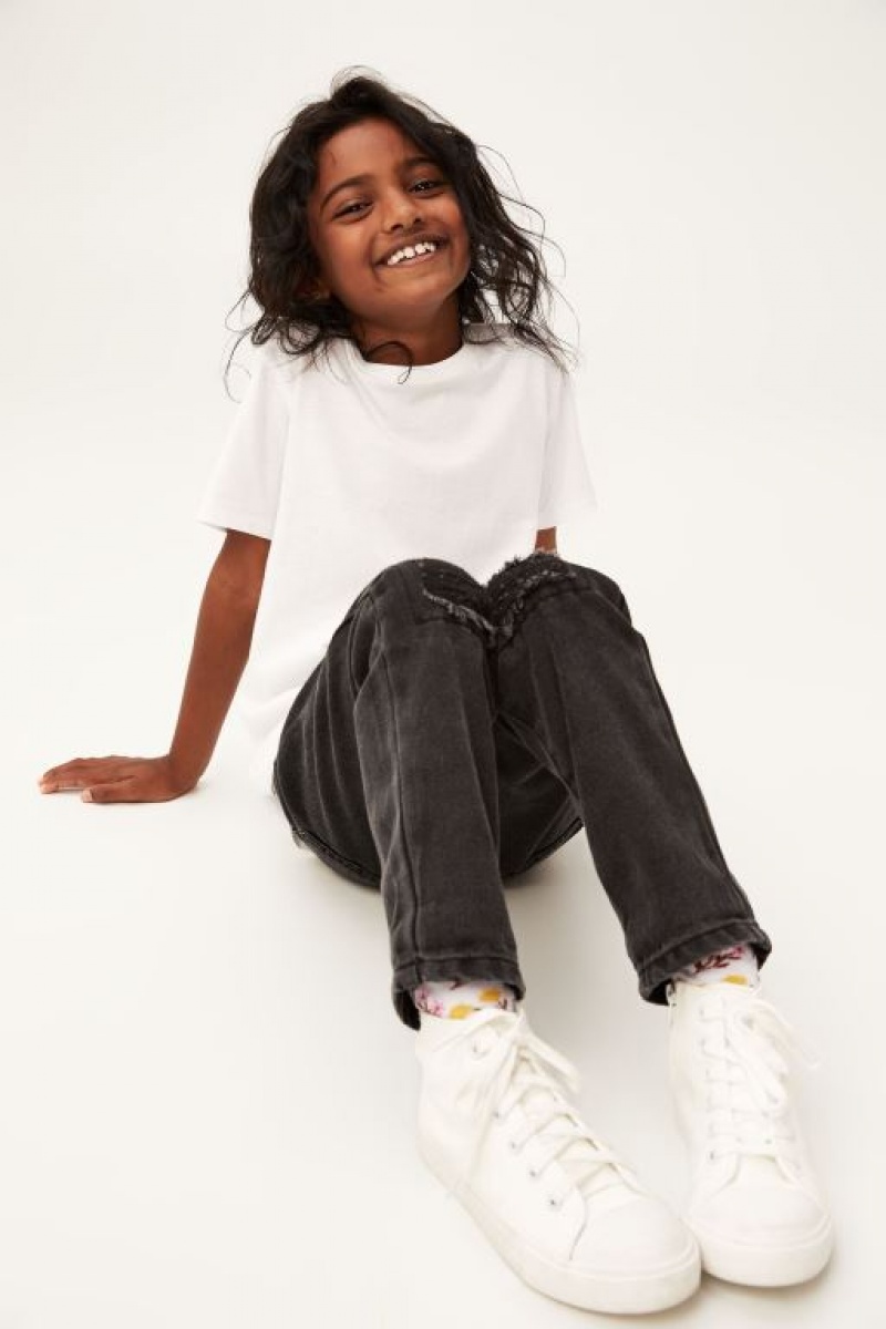 Jeans Cotton On India Mom Niña Negras Azules | TE0yyc7cL2t