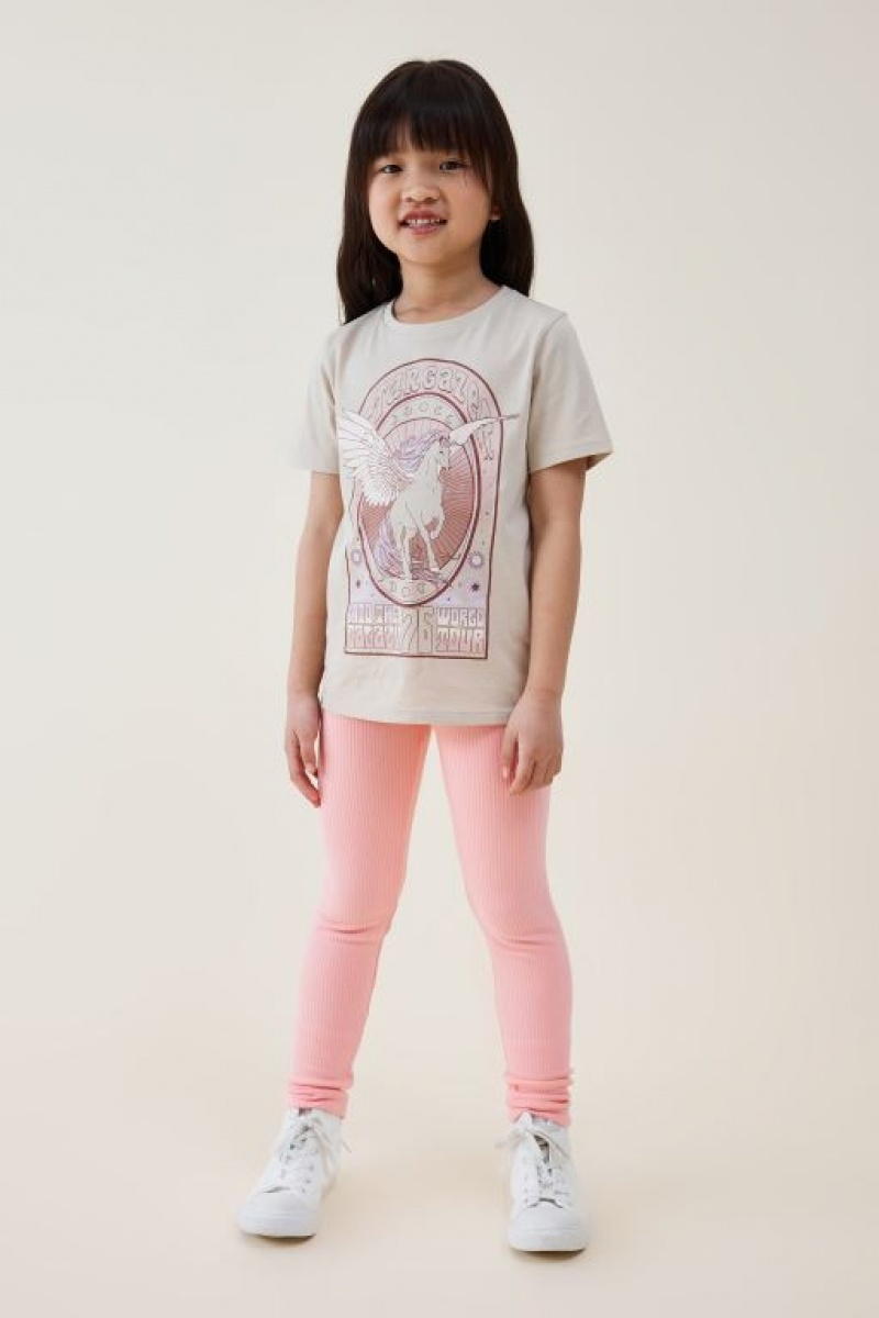 Leggins Cotton On Fleece Niña Coral | zjFVUucpzhj