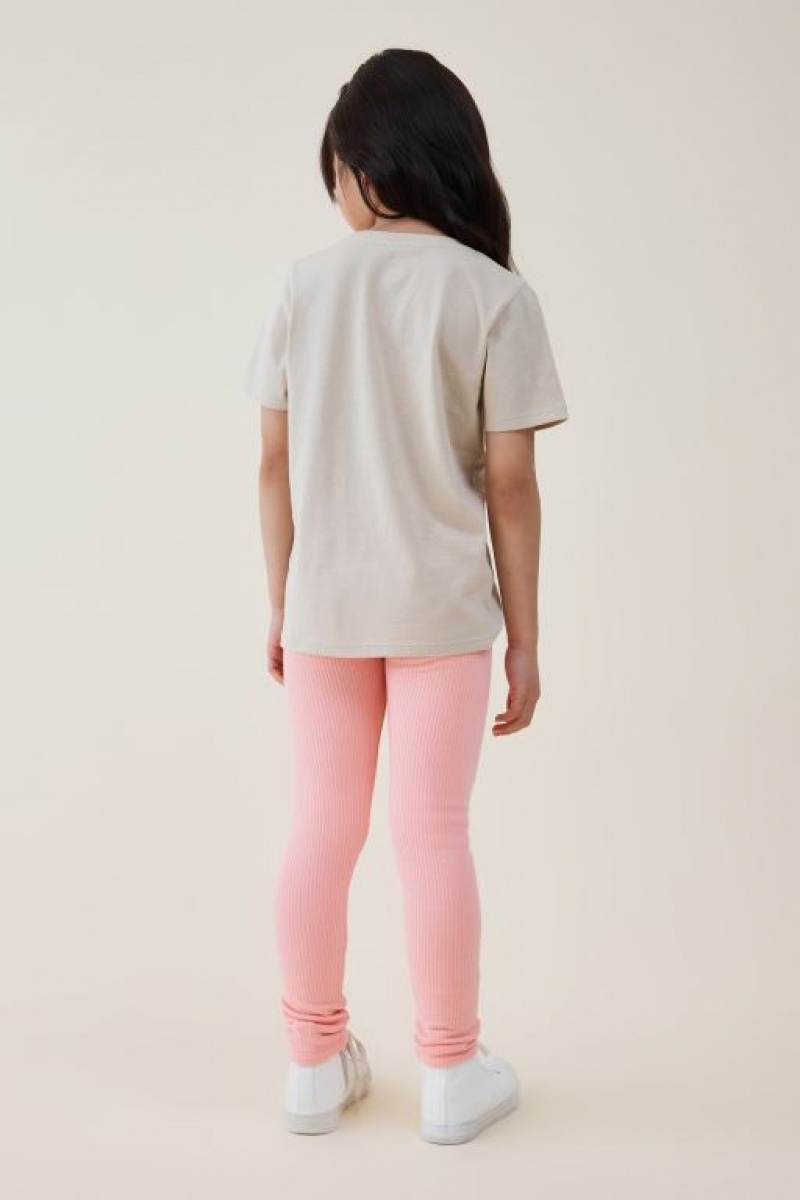 Leggins Cotton On Fleece Niña Coral | zjFVUucpzhj