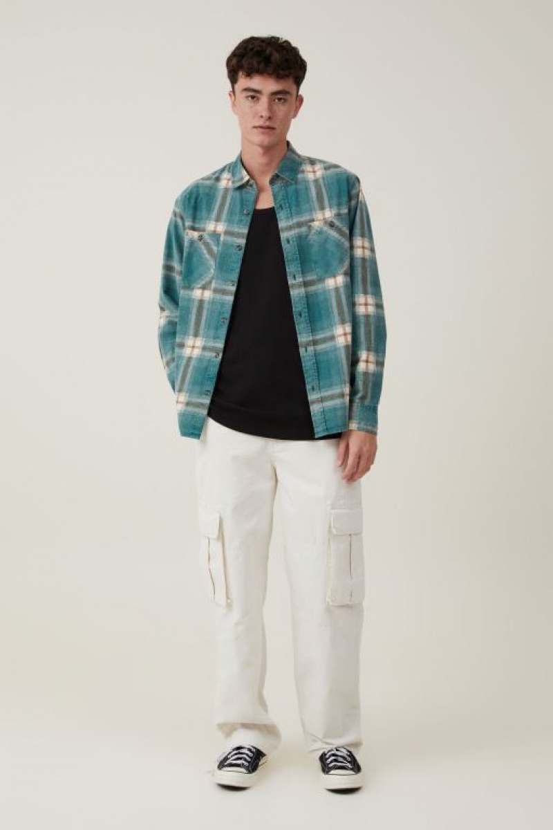 Pantalon Cotton On Baggy Cargo Hombre Ecru | AvIJekc3QoO