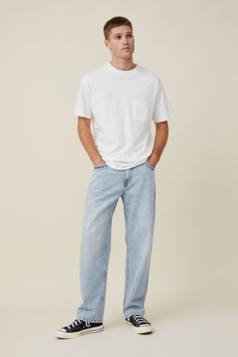 Pantalon Cotton On Baggy Jean Hombre Azules Claro | H8f1yQ8vNHF
