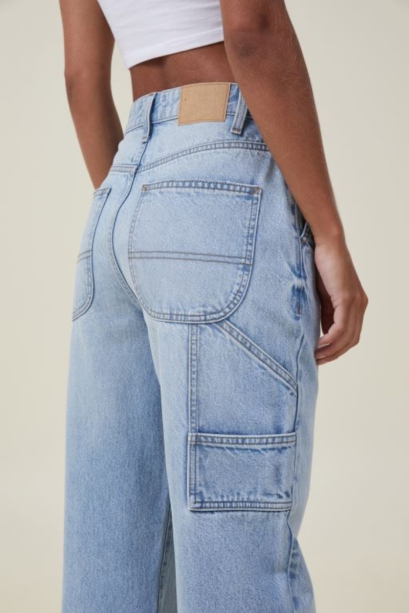 Pantalon Cotton On Carpenter Jean Mujer Azules | TYA5yHvEvjl