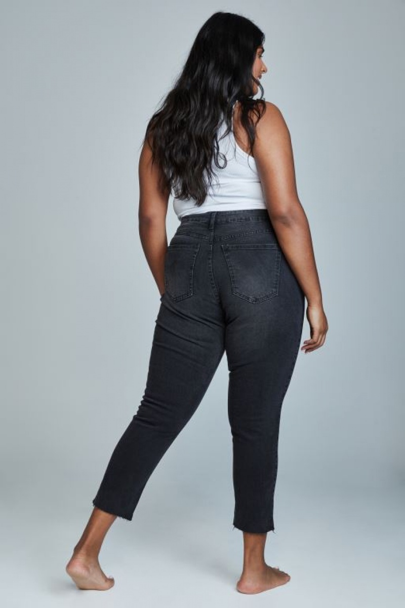 Pantalon Cotton On Curve Taylor Mom Jean Mujer Negras | SzfI3I82DE1