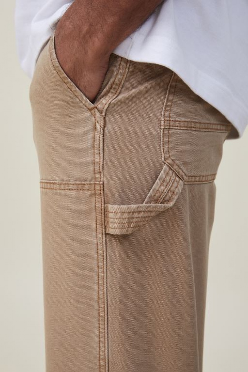 Pantalon Cotton On Loose Fit Hombre Marrones | Lxj5EARC7z1