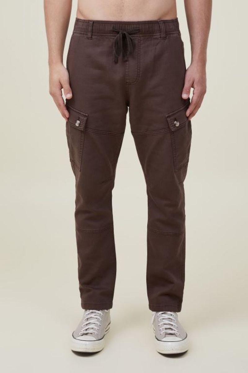Pantalon Cotton On Military Cargo Hombre Chocolate | bNmisiDpEWa