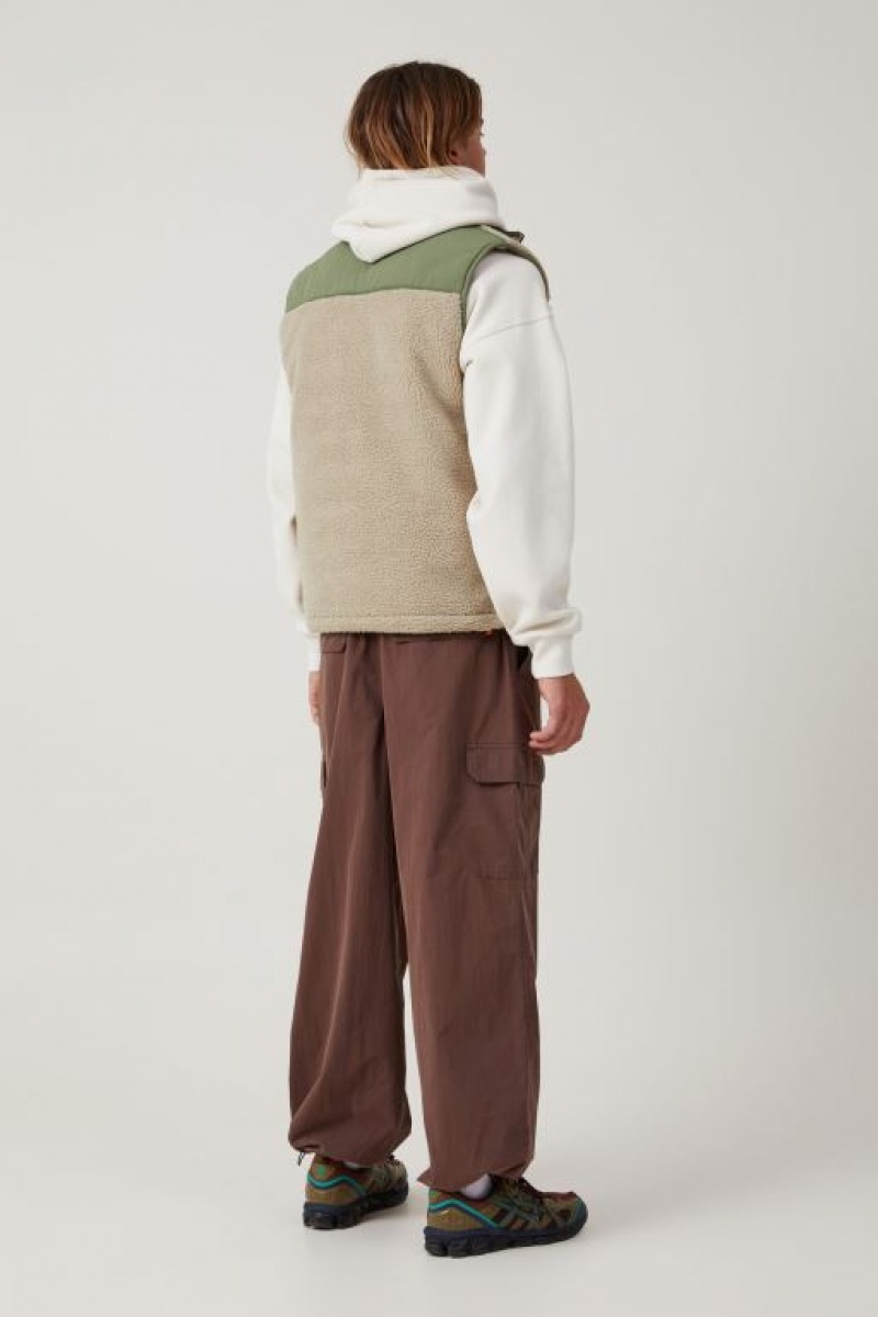 Pantalon Cotton On Parachute Field Hombre Chocolate | Z2ejjaU1bTM