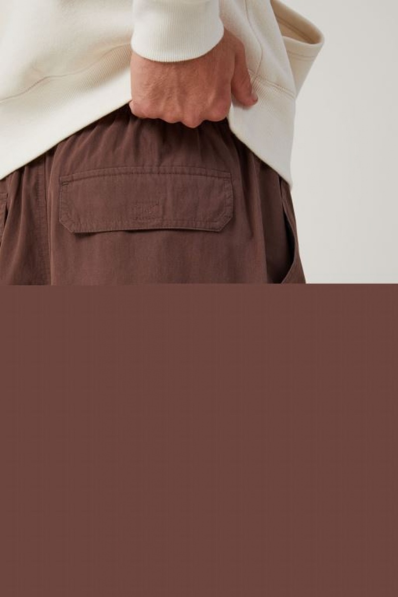 Pantalon Cotton On Parachute Field Hombre Chocolate | Z2ejjaU1bTM