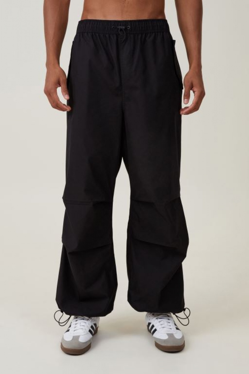 Pantalon Cotton On Parachute Field Hombre Negras | X10Er8PXEed