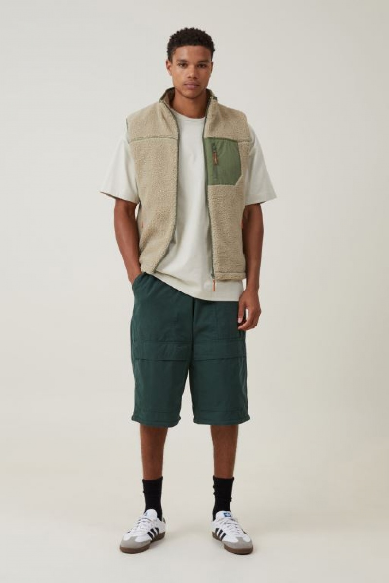 Pantalon Cotton On Parachute Super Baggy Hombre Verde | qDO0EhCaErJ