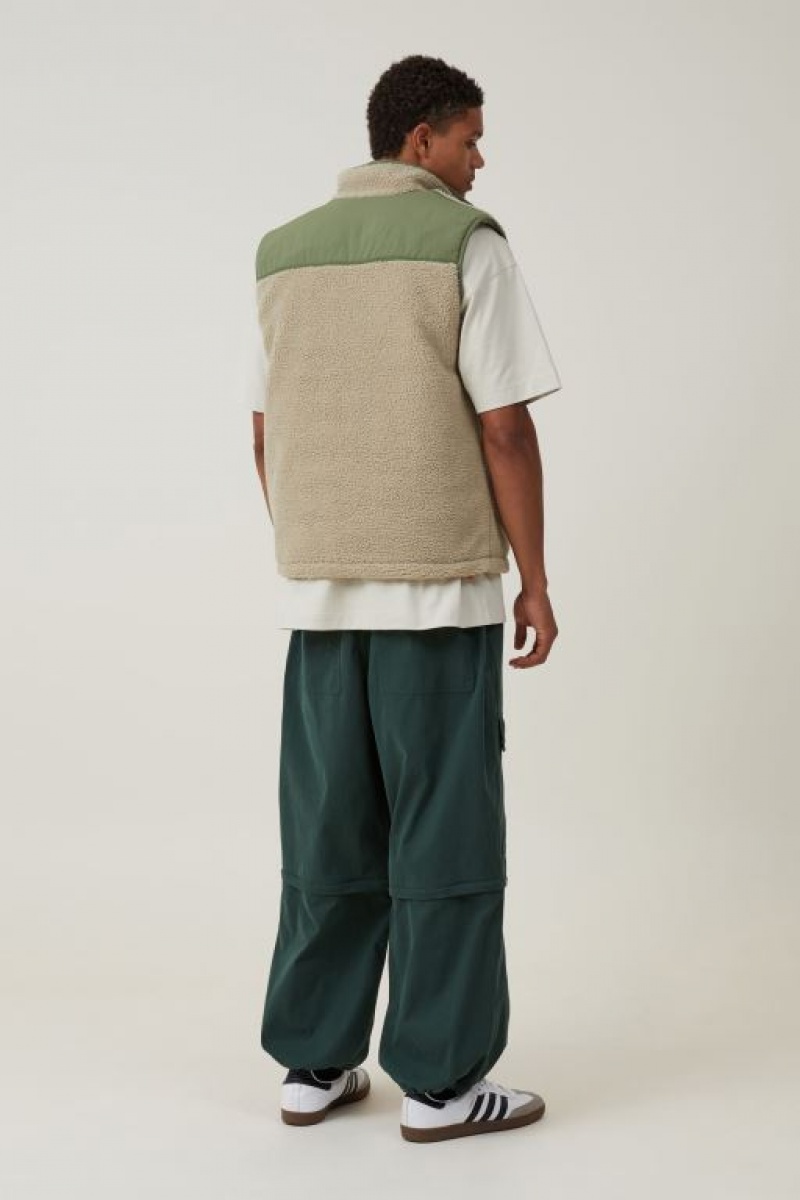 Pantalon Cotton On Parachute Super Baggy Hombre Verde | qDO0EhCaErJ