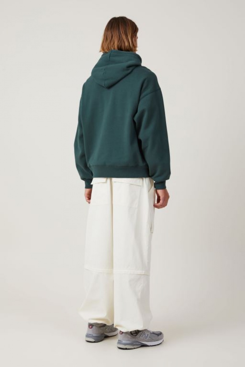 Pantalon Cotton On Parachute Super Baggy Hombre Ecru | DO0Iibq2Cfp