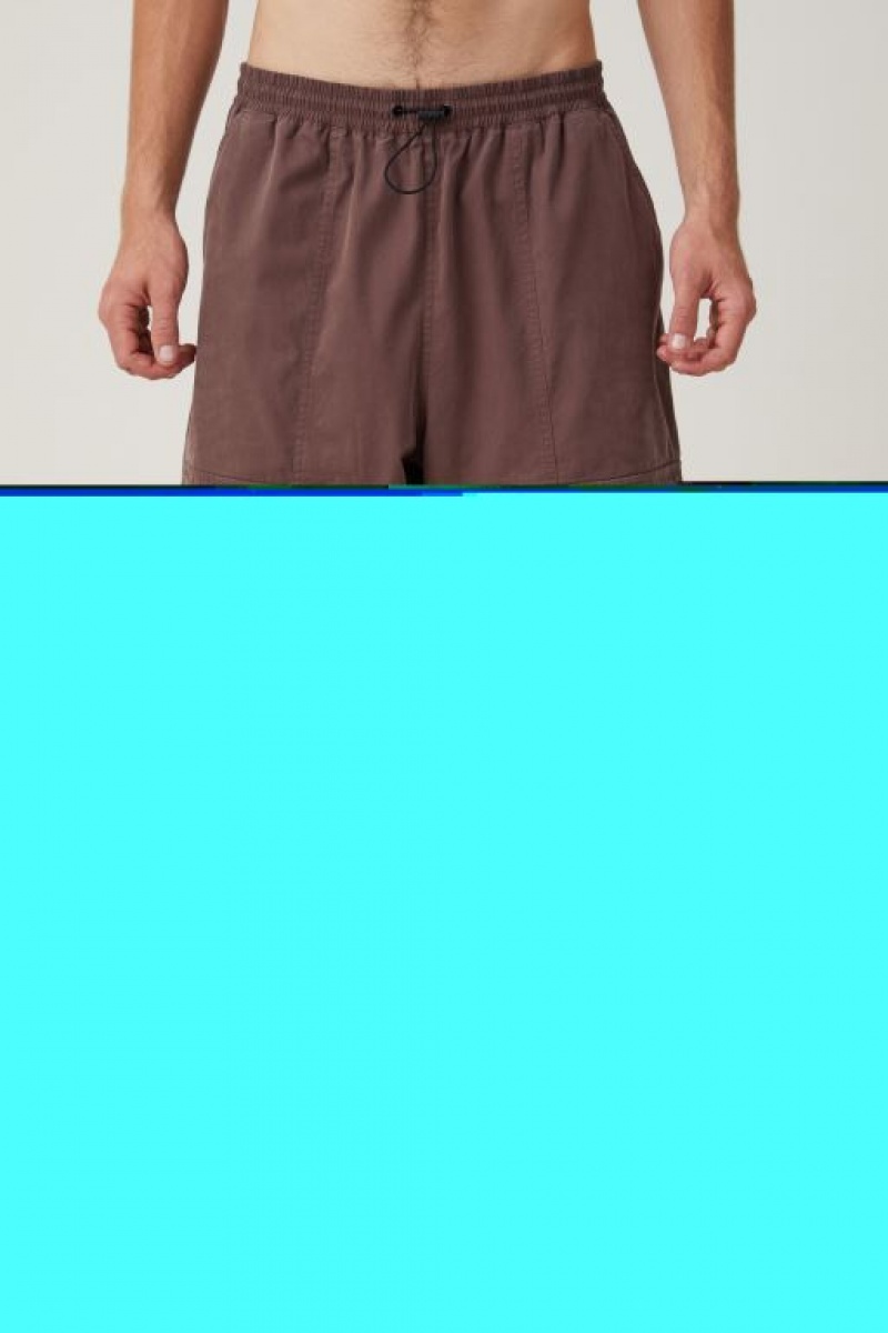 Pantalon Cotton On Parachute Super Baggy Hombre Chocolate | QBEkaOWCyZp