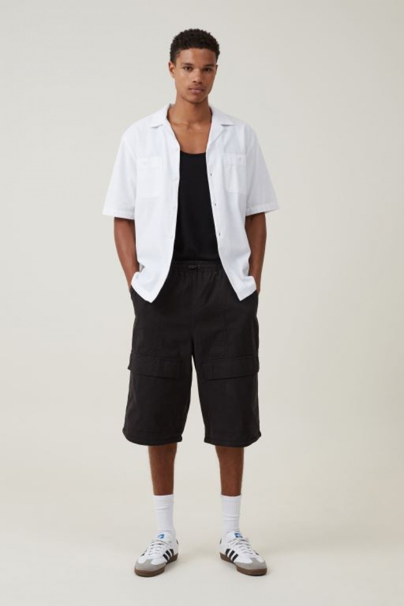 Pantalon Cotton On Parachute Super Baggy Hombre Negras | bS93i2APFpg