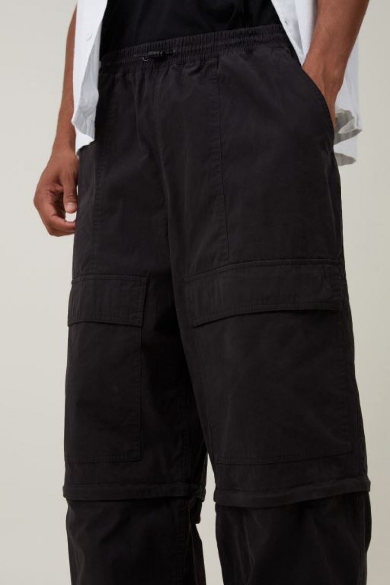 Pantalon Cotton On Parachute Super Baggy Hombre Negras | bS93i2APFpg