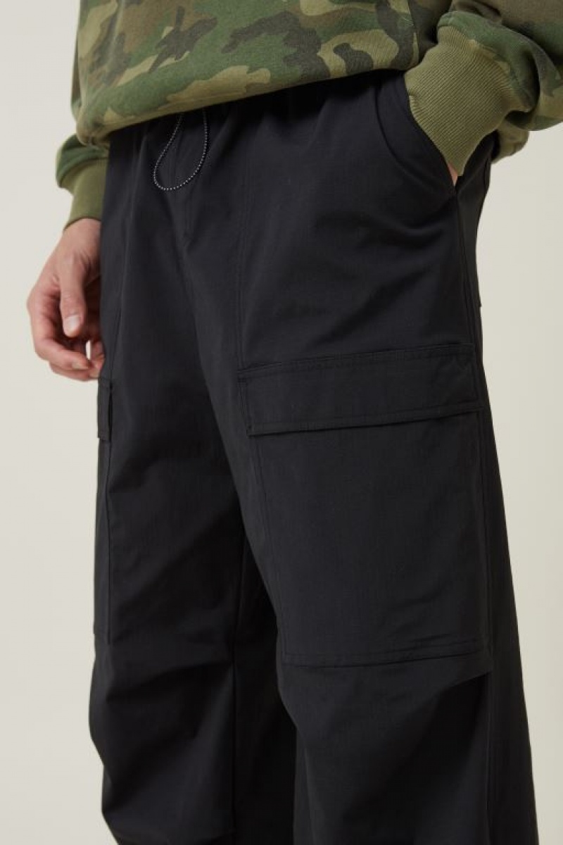 Pantalon Cotton On Parachute Utility Hombre Negras | 3piFWgmhFsF