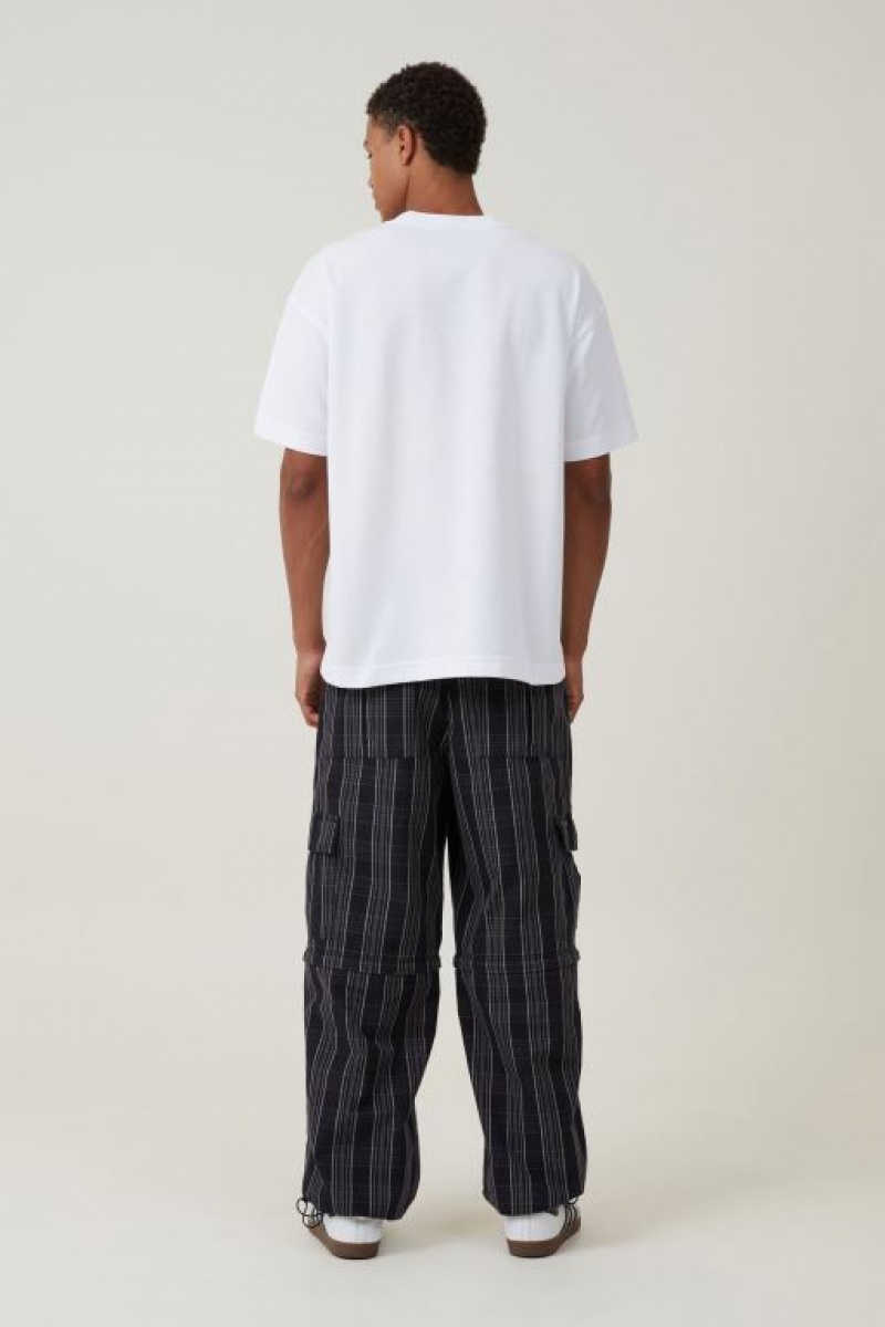 Pantalon Cotton On Parachute Zip Off Hombre Negras | FuNe7TVpKFe