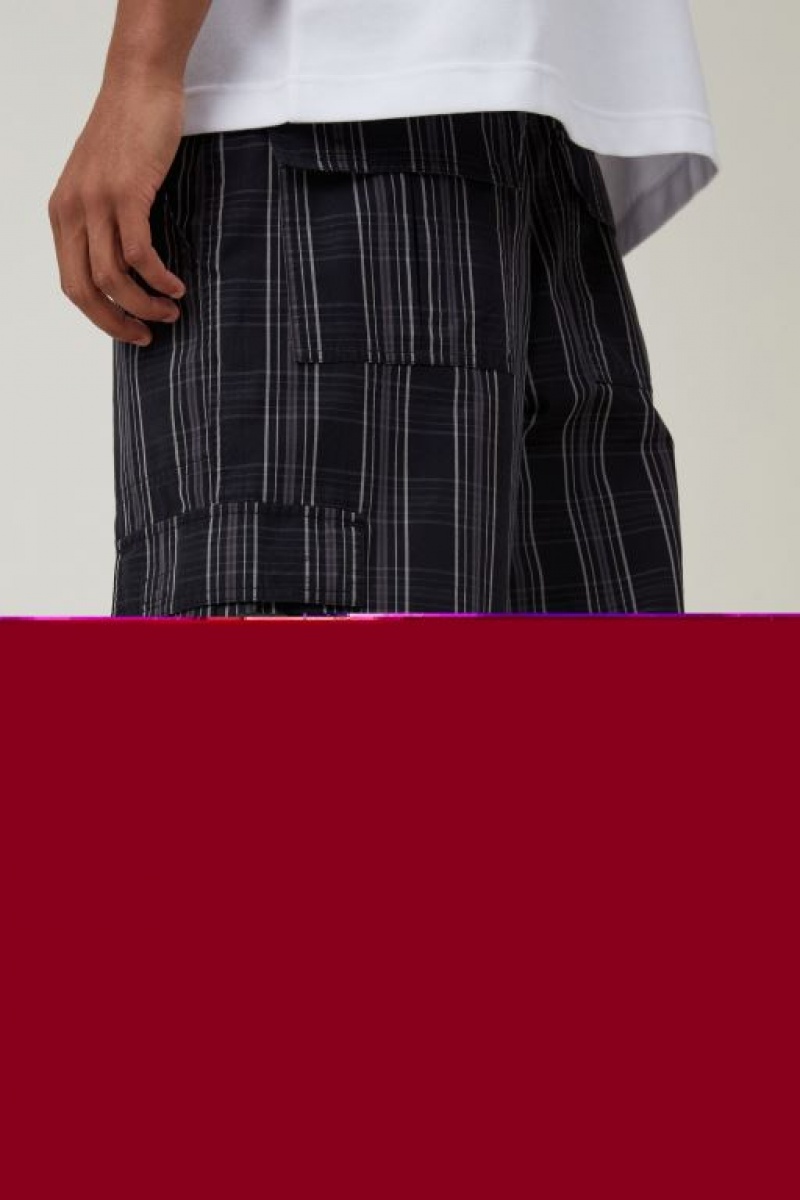 Pantalon Cotton On Parachute Zip Off Hombre Negras | FuNe7TVpKFe