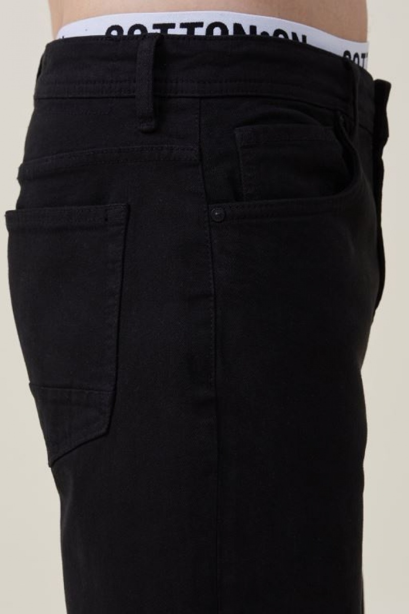 Pantalon Cotton On Relaxed Tapered Jean Hombre Negras | 1KflLP44a7H