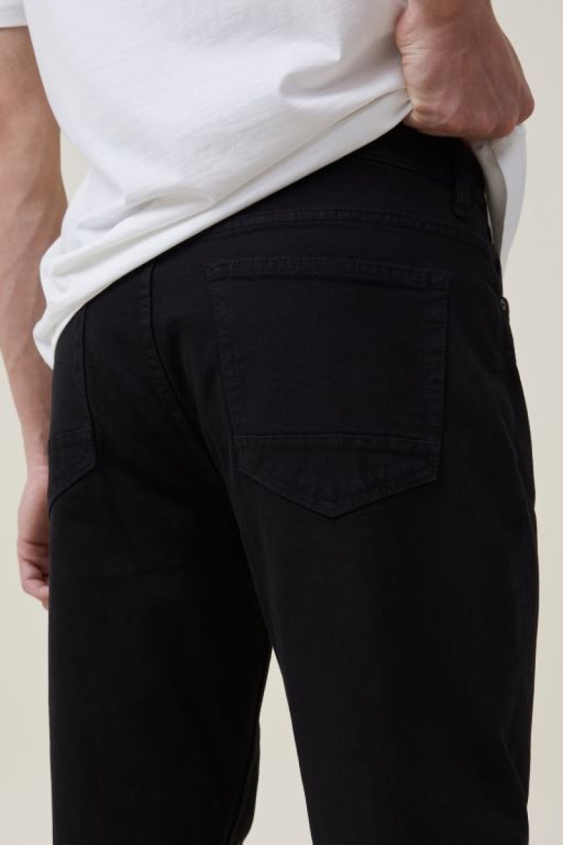 Pantalon Cotton On Relaxed Tapered Jean Hombre Negras | 1KflLP44a7H