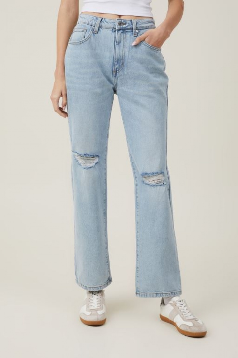 Pantalon Cotton On Slim Directo Jean Mujer Azules | PI3dGKnH4TM