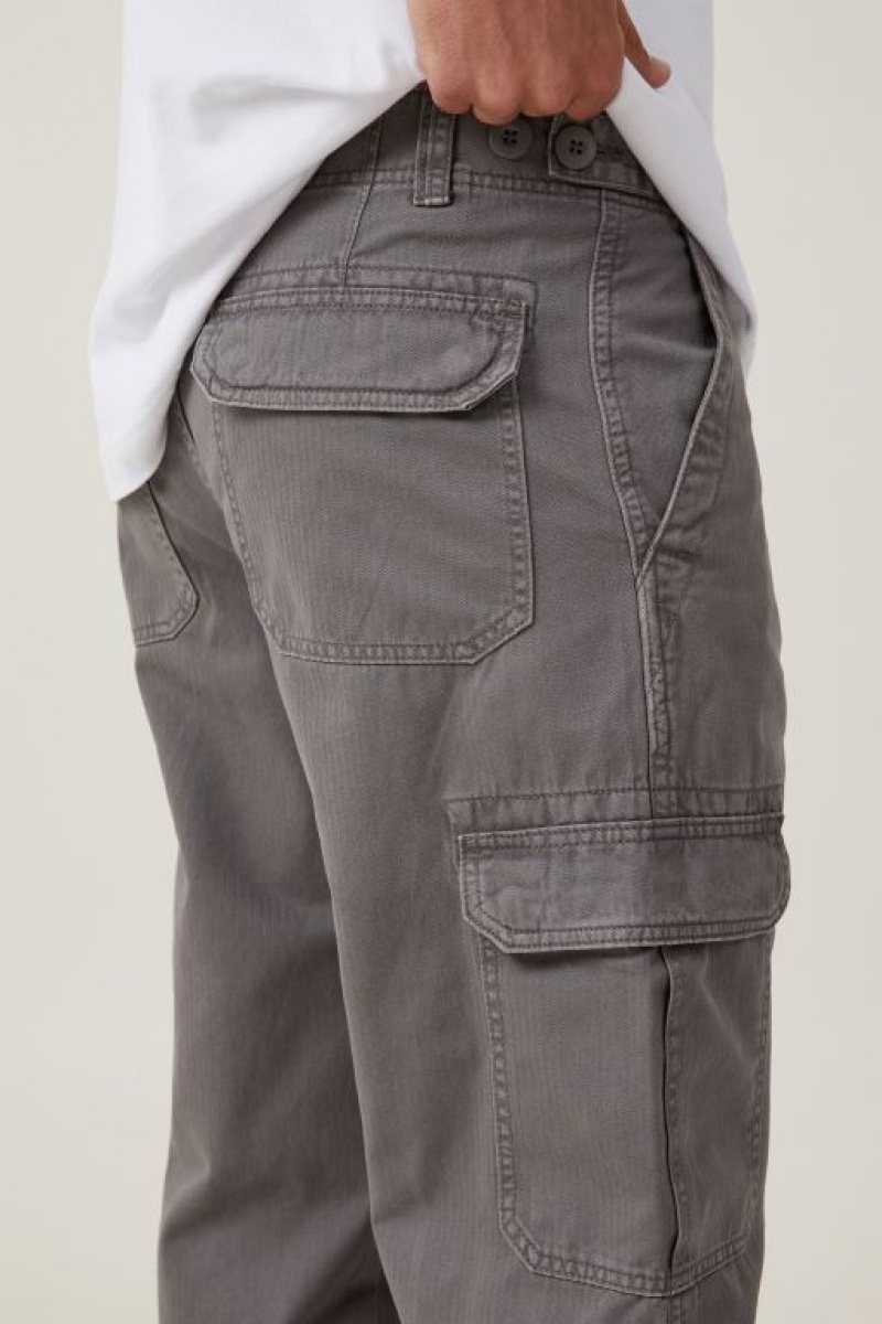 Pantalon Cotton On Tactical Cargo Hombre Gris | SzVg5h5wb4e