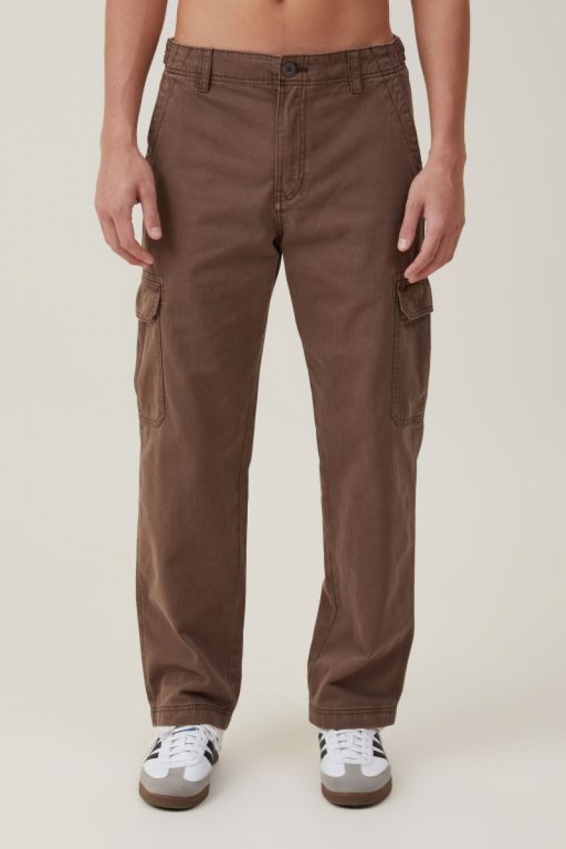 Pantalon Cotton On Tactical Cargo Hombre Marrones Oscuro | 8Sc6wnJ8G0M