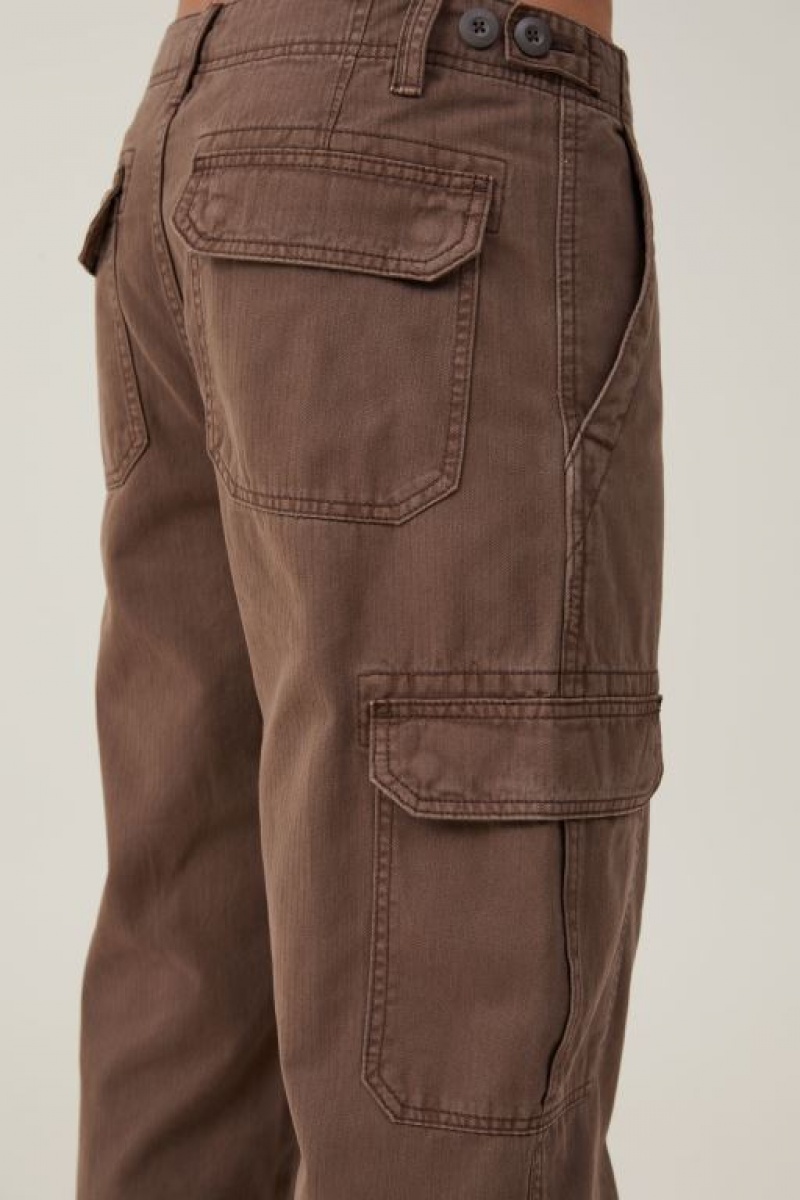 Pantalon Cotton On Tactical Cargo Hombre Marrones Oscuro | 8Sc6wnJ8G0M