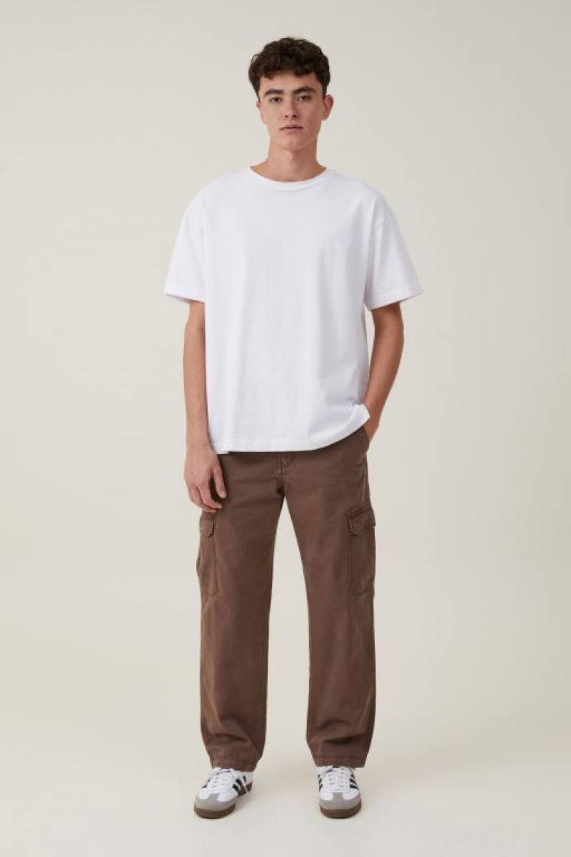 Pantalon Cotton On Tactical Cargo Hombre Marrones Oscuro | 8Sc6wnJ8G0M