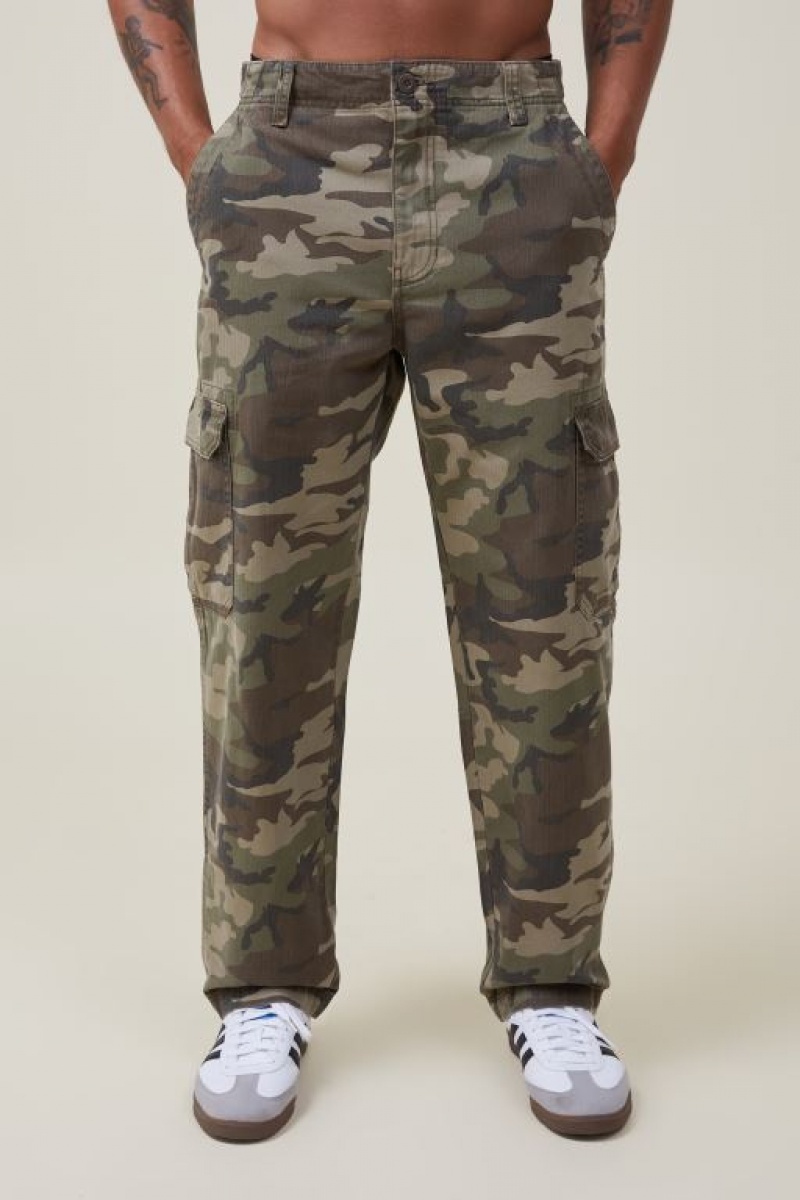 Pantalon Cotton On Tactical Cargo Hombre Camuflaje | WH7B4qdc8nb