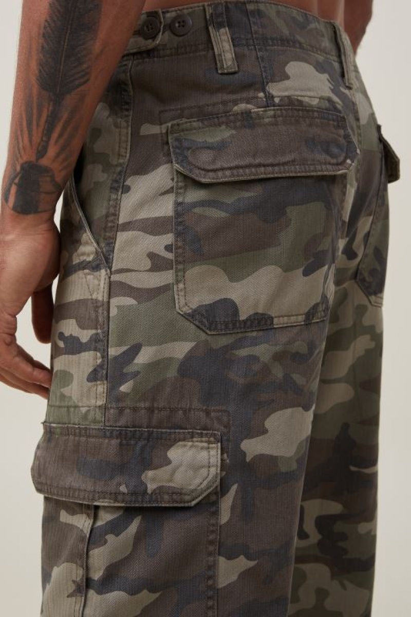 Pantalon Cotton On Tactical Cargo Hombre Camuflaje | WH7B4qdc8nb