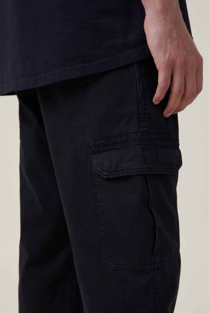 Pantalon Cotton On Tactical Cargo Hombre Negras | ji8iFoiEuL7
