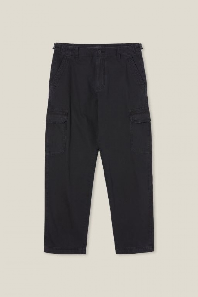 Pantalon Cotton On Tactical Cargo Hombre Negras | ji8iFoiEuL7