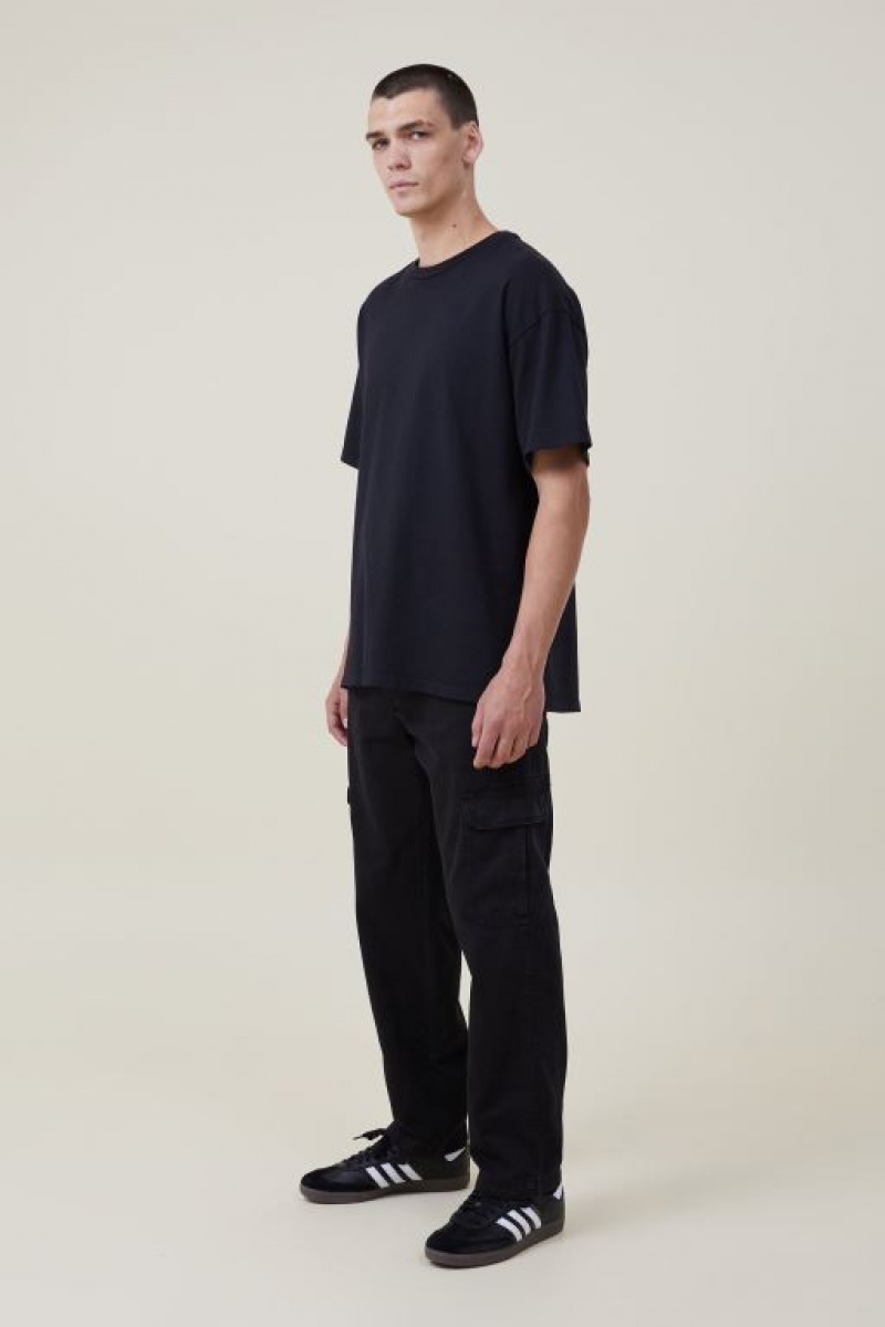 Pantalon Cotton On Tactical Cargo Hombre Negras | ji8iFoiEuL7
