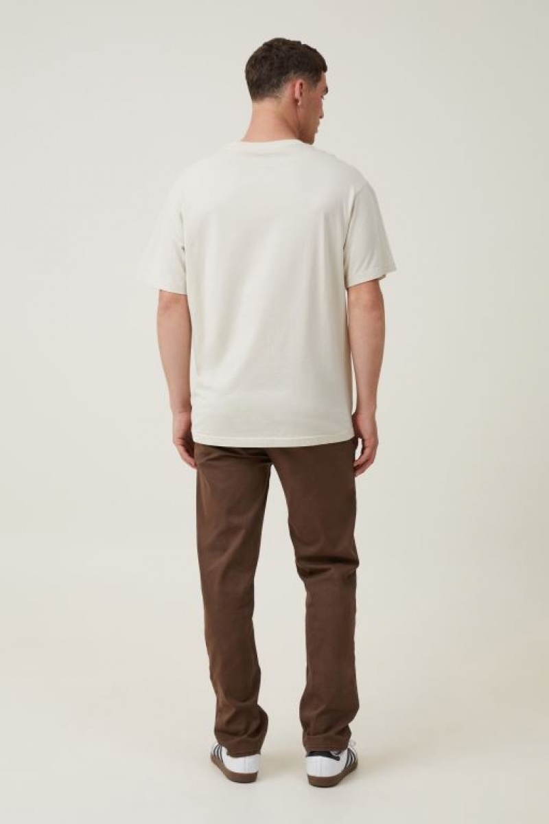 Pantalon Cotton On Tapered Flaco Chino Hombre Chocolate | Dgitq7arCo3