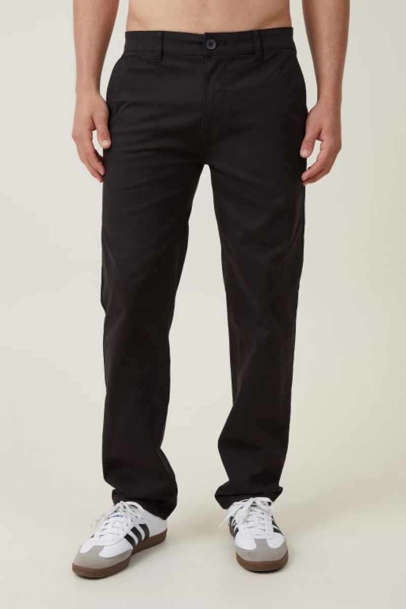 Pantalon Cotton On Tapered Flaco Chino Hombre Negras | alT8RkOjkD7