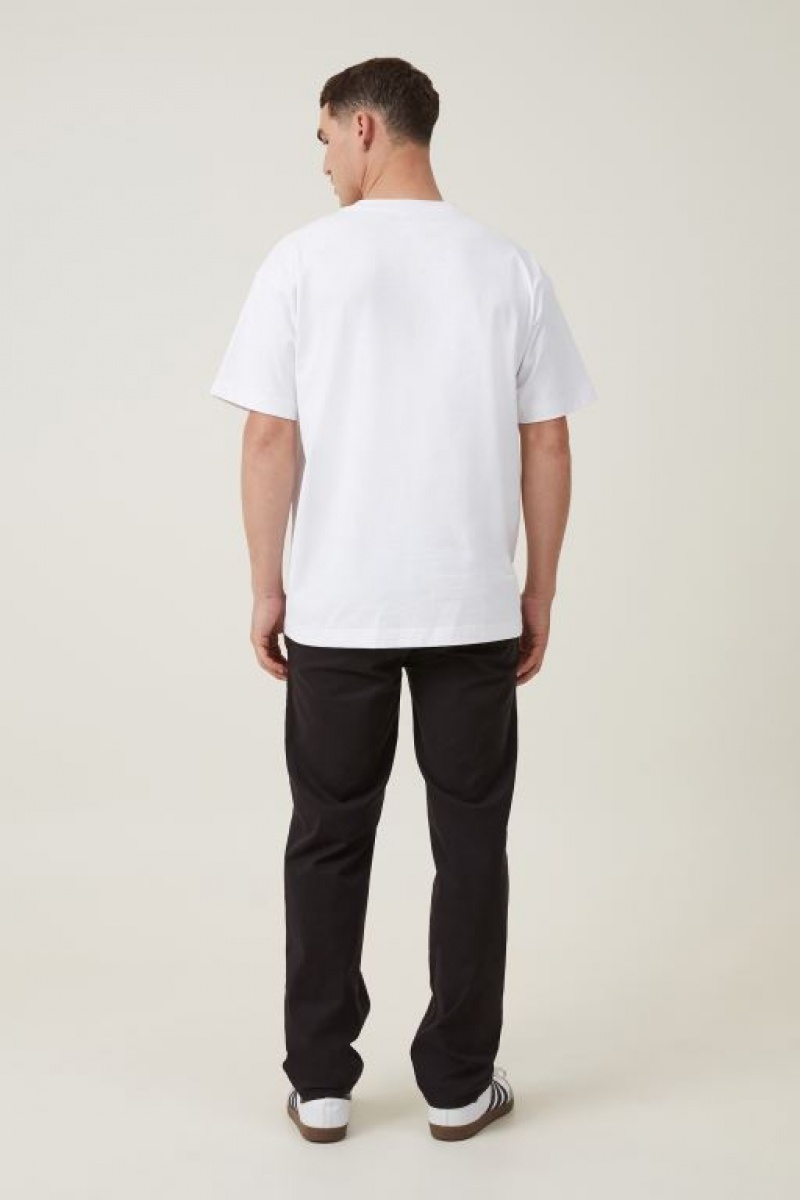 Pantalon Cotton On Tapered Flaco Chino Hombre Negras | alT8RkOjkD7