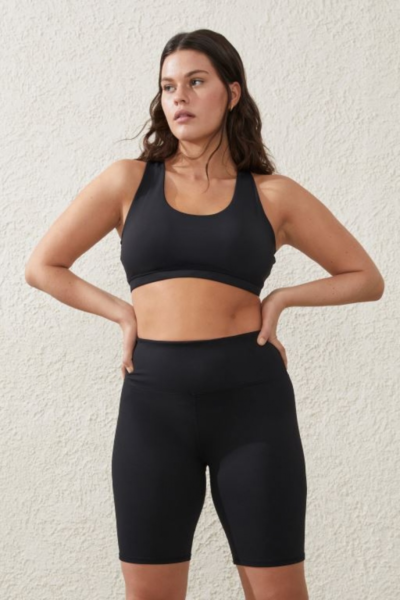 Pantalones Cortos Ciclismo Cotton On Highwaisted Mid Length Mujer Negras | qzPEA8T0HuN