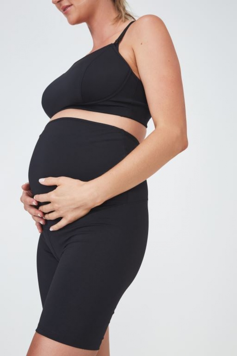 Pantalones Cortos Ciclismo Cotton On Maternity Mujer Negras | Vid7Wz5HWLq