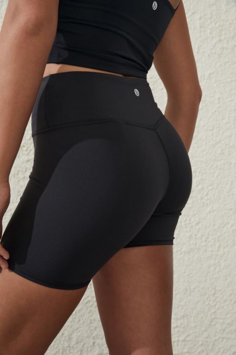 Pantalones Cortos Ciclismo Cotton On Ultra Soft Yoga Mujer Negras | 5P5obrRwm6g