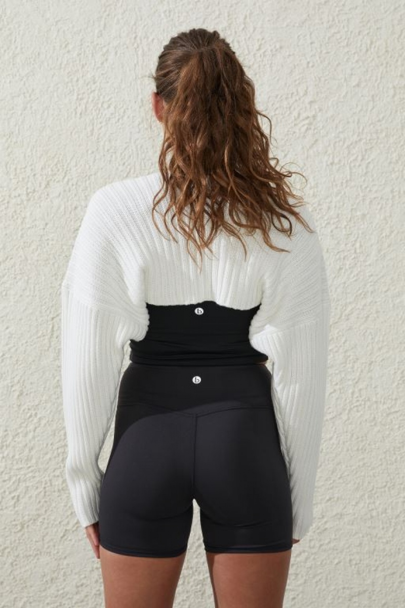 Pantalones Cortos Ciclismo Cotton On Ultra Soft Yoga Mujer Negras | 5P5obrRwm6g