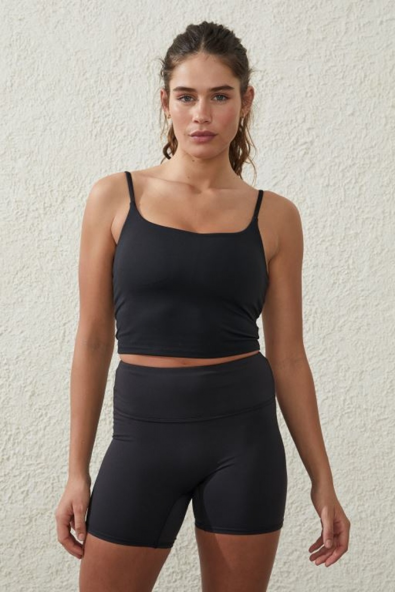 Pantalones Cortos Ciclismo Cotton On Ultra Soft Yoga Mujer Negras | 5P5obrRwm6g