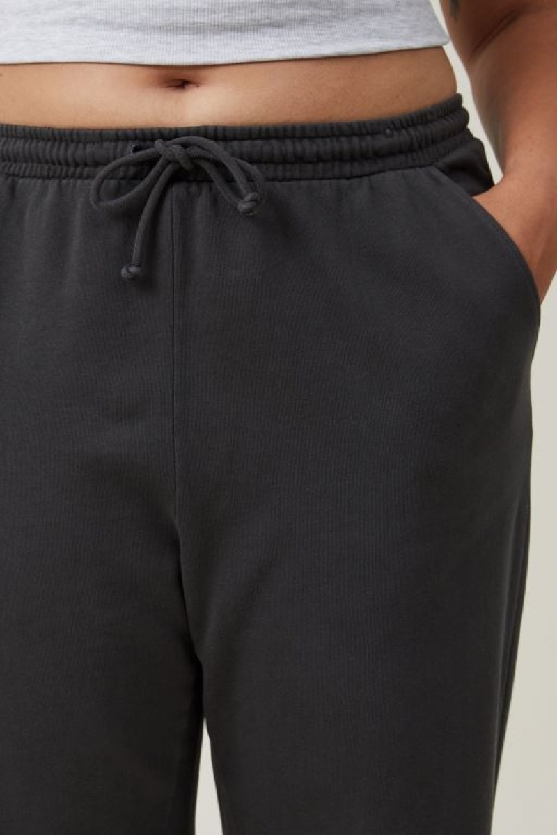 Pantalones Deportivos Cotton On Classic Washed Pista Mujer Negras | NMjE7y9BAPy