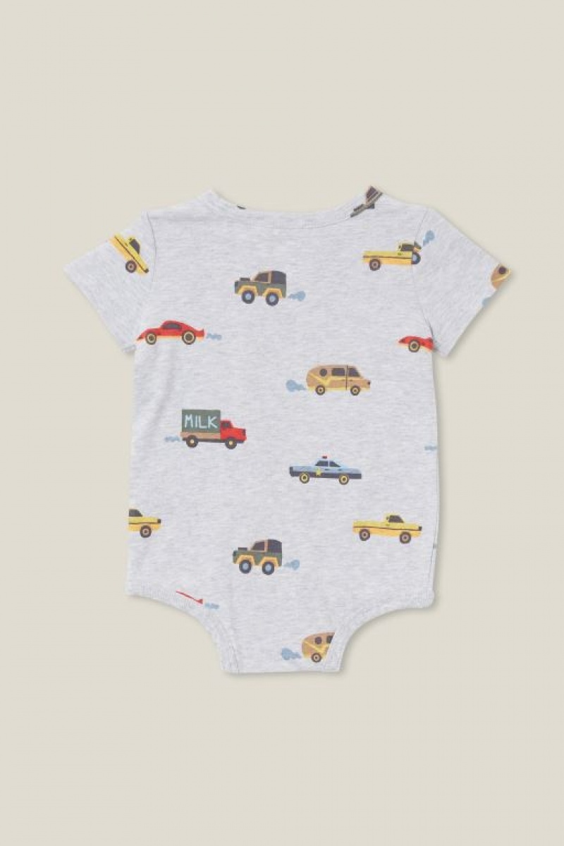 Rompers Cotton On The Corta Sleeve Bubbysuit Bebe Cloud | iBMX8US1NDm