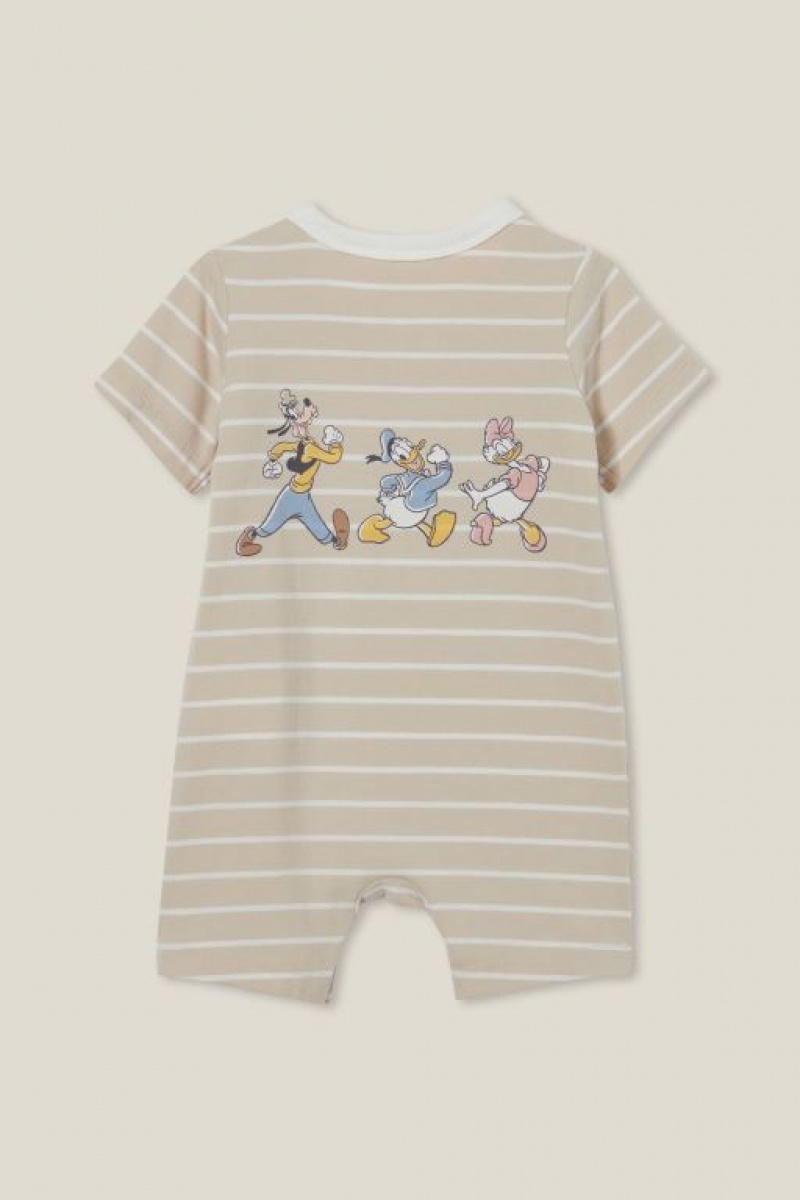 Rompers Cotton On The Corta Sleeve Ringer Romper-Lcn Bebe Amarillo Claro | uWL4Mvb3W9r