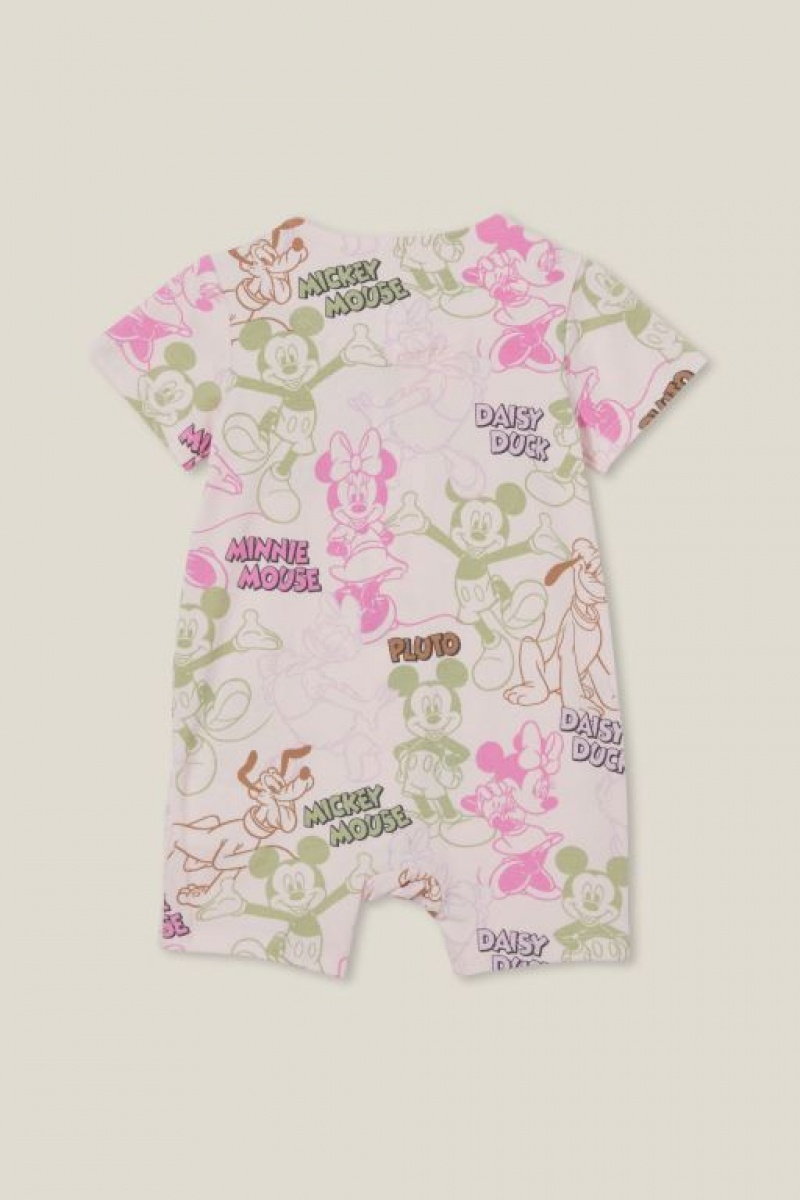 Rompers Cotton On The Corta Sleeve Zip Lc Bebe Rosas | GuiwixAabuT