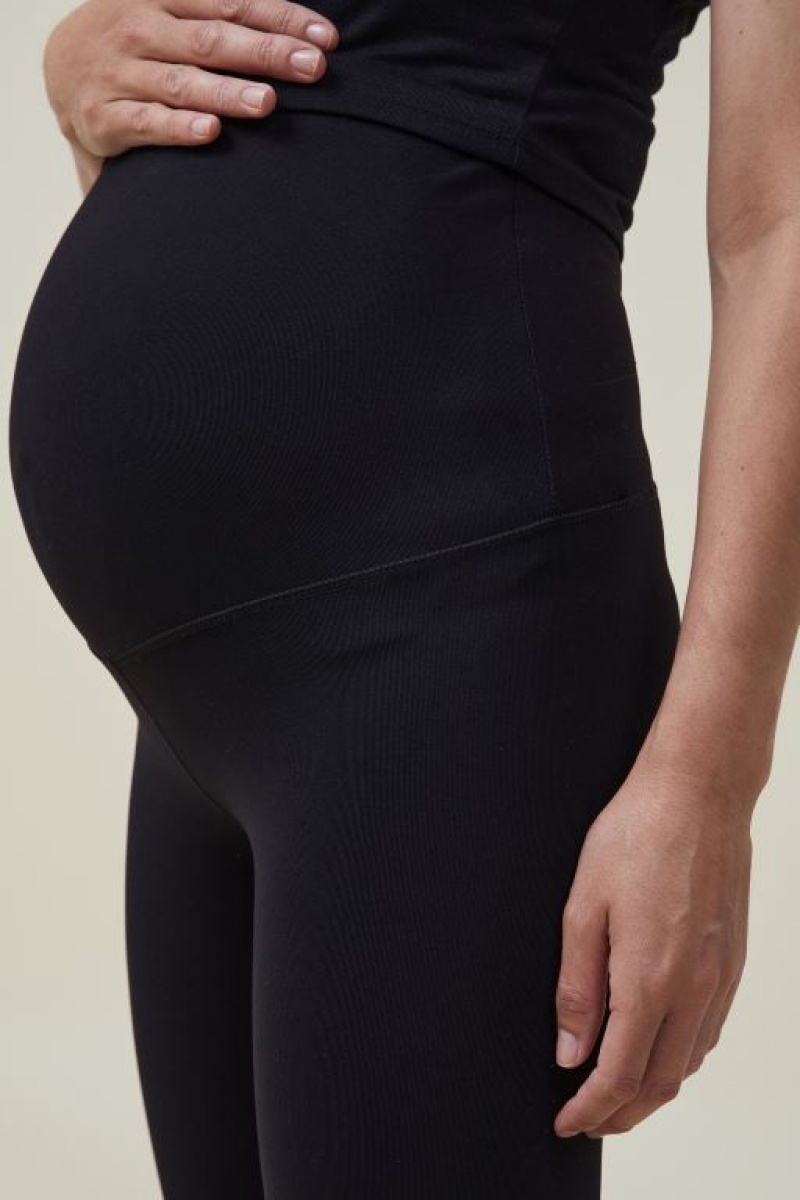 Ropa de Premamá Cotton On Core 7/8 Tight Mujer Negras | 5lqAbUZTsq6