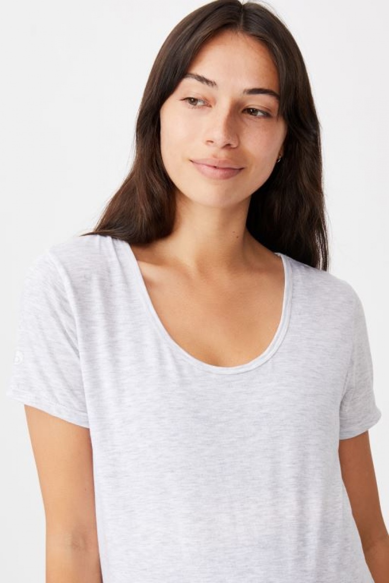 Ropa de Premamá Cotton On Gym T Shirt Mujer Gris | wD6Wrzgfq83
