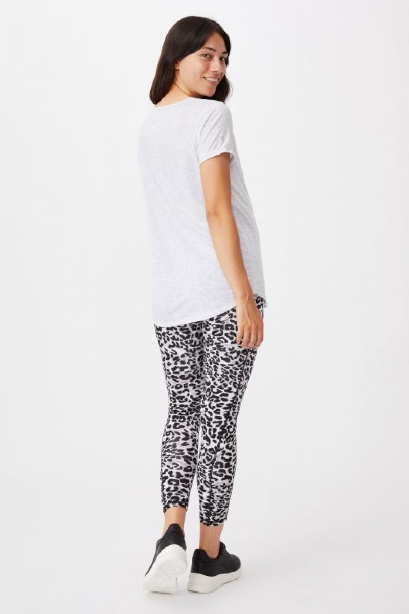 Ropa de Premamá Cotton On Gym T Shirt Mujer Gris | wD6Wrzgfq83