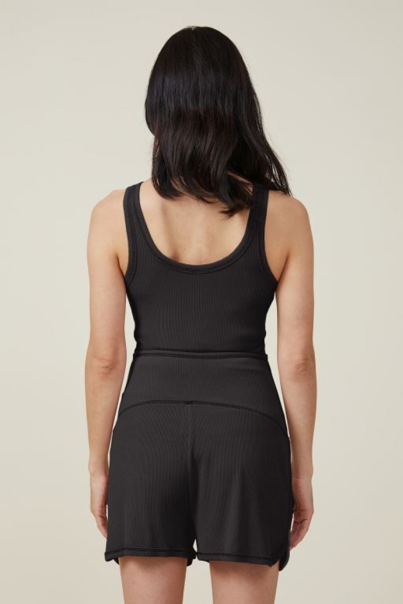 Ropa de Premamá Cotton On Sleep Recovery Relaxed Pocket Corta Mujer Negras | HOqjWjBa3bK